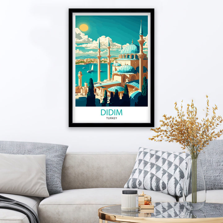 Didim Turkey Travel Print Didim Wall Art Didim Home Decor Didim Illustration Travel Poster Gift for Didim Turkey
