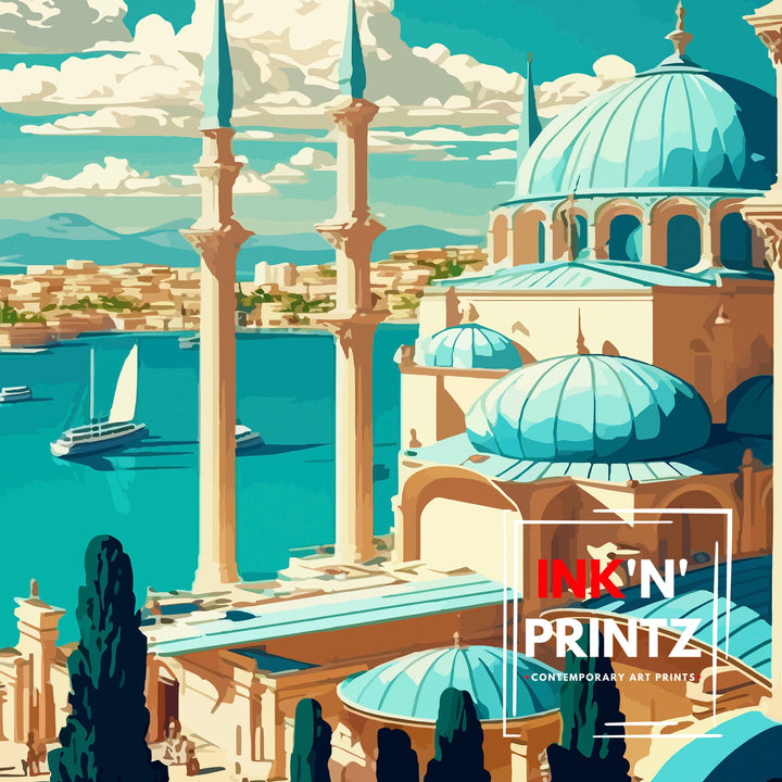Didim Turkey Travel Print Didim Wall Art Didim Home Decor Didim Illustration Travel Poster Gift for Didim Turkey