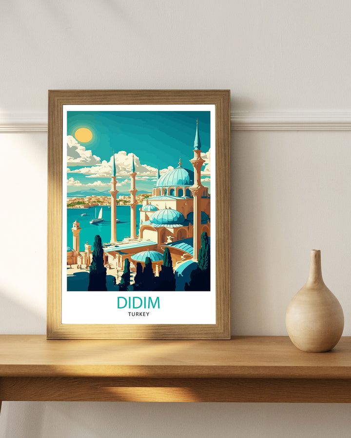 Didim Turkey Travel Print Didim Wall Art Didim Home Decor Didim Illustration Travel Poster Gift for Didim Turkey