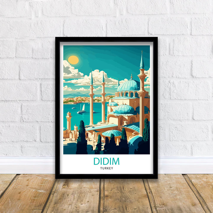 Didim Turkey Travel Print Didim Wall Art Didim Home Decor Didim Illustration Travel Poster Gift for Didim Turkey