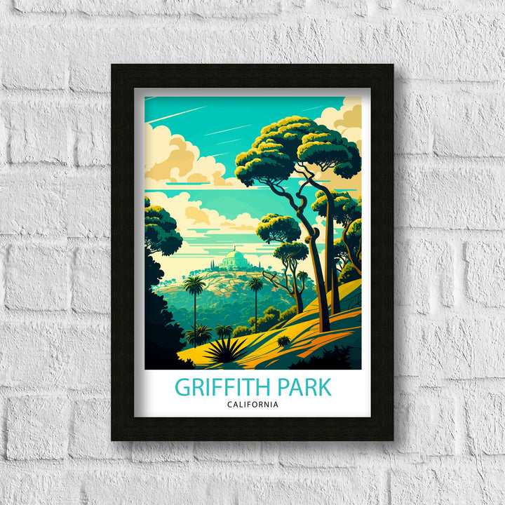 Griffith Park Travel Poster
