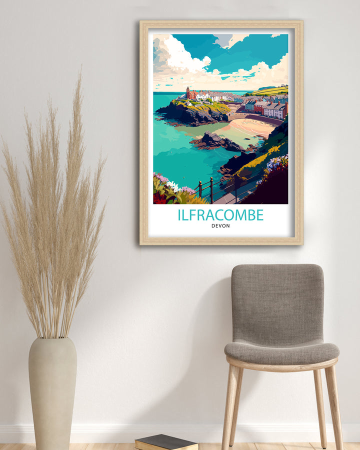 Illfracombe Travel Poster Illfracombe