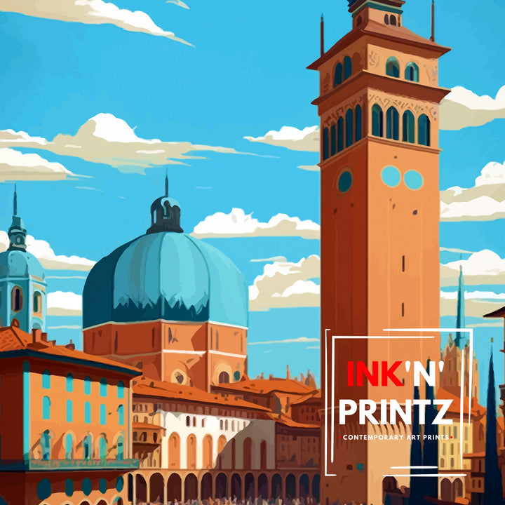 Bologna Italy Travel Print Bologna Wall Decor Bologna Home Living Decor Italy Illustration Travel Poster Gift For Bologna Italy Home Decor