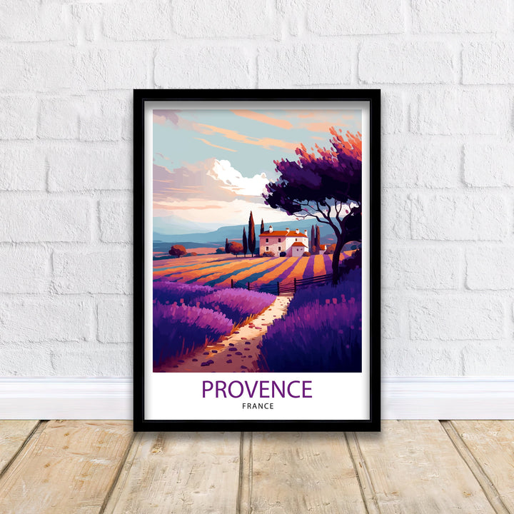 Provence Travel Print | Provence | Provence Print | France Print | France Wall Art | Provence Poster | Travel Print | Provence Wall Art |