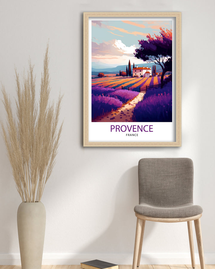 Provence Travel Print | Provence | Provence Print | France Print | France Wall Art | Provence Poster | Travel Print | Provence Wall Art |
