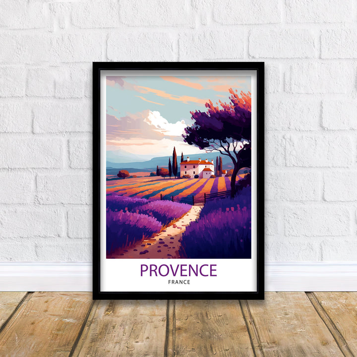 Provence Travel Print | Provence | Provence Print | France Print | France Wall Art | Provence Poster | Travel Print | Provence Wall Art |
