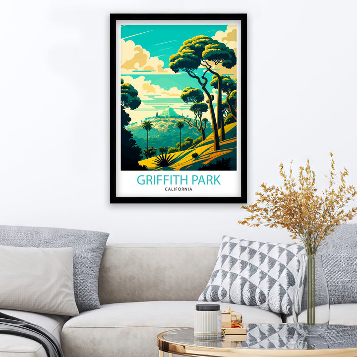 Griffith Park Travel Poster