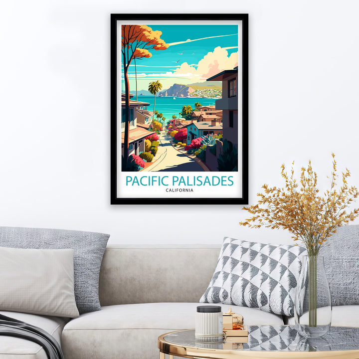Pacific Palisades Travel Poster