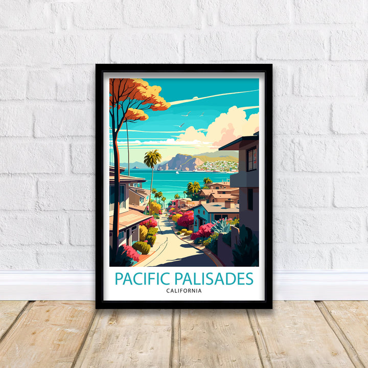 Pacific Palisades Travel Poster