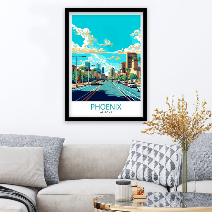 Phoenix Arizona Travel Poster