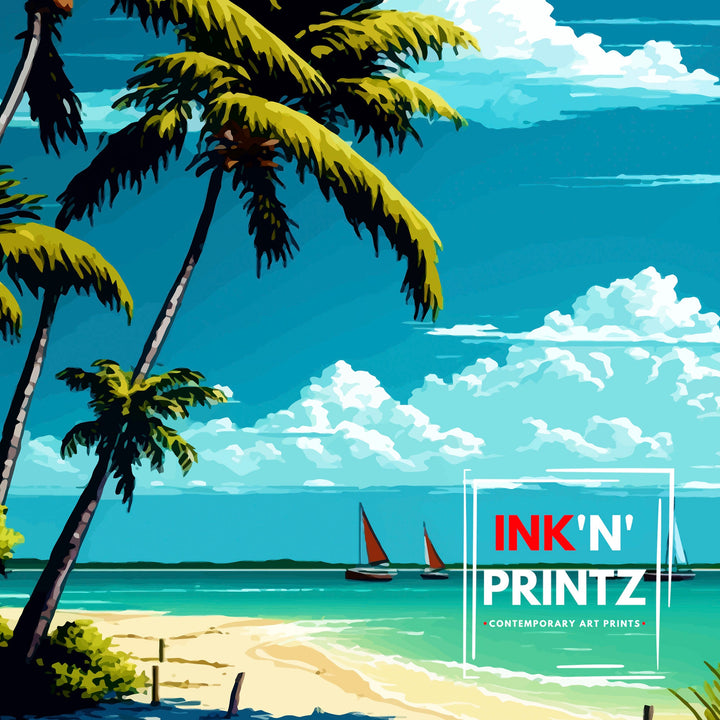 Key Largo Florida Travel Poster