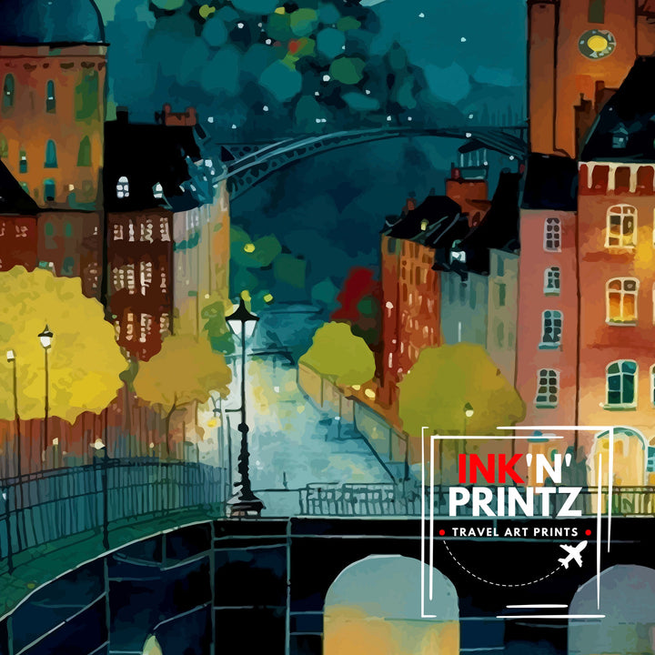 Heidelberg Germany Travel Print Heidelberg Wall Art Heidelberg Home Decor Germany Illustration Travel Poster Gift for Germany