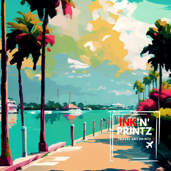 Marathon Florida Travel Poster
