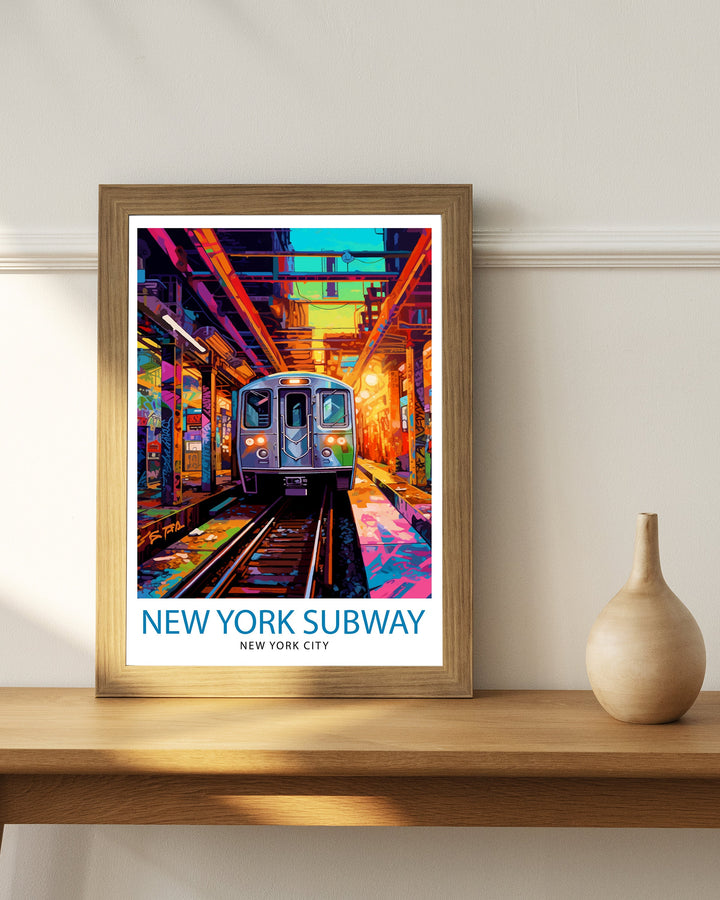 New York Subway Poster