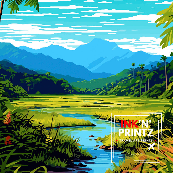 Daintree Australia Travel Poster Daintree Rainforest
