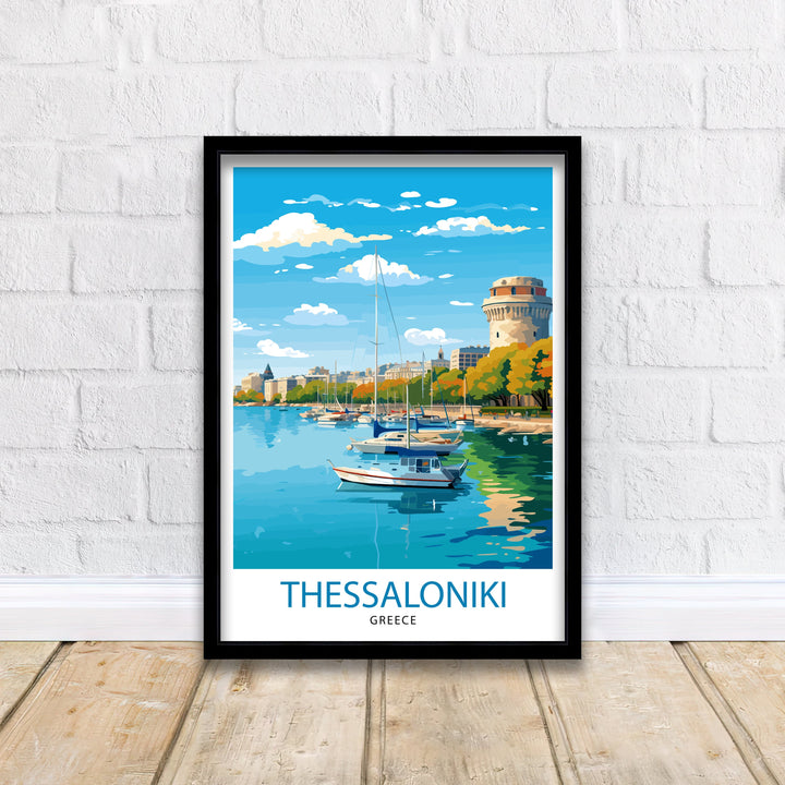Thessaloniki Greece Travel Print Thessaloniki Wall Decor Thessaloniki Poster Greece Travel Prints Thessaloniki Art Print Thessaloniki
