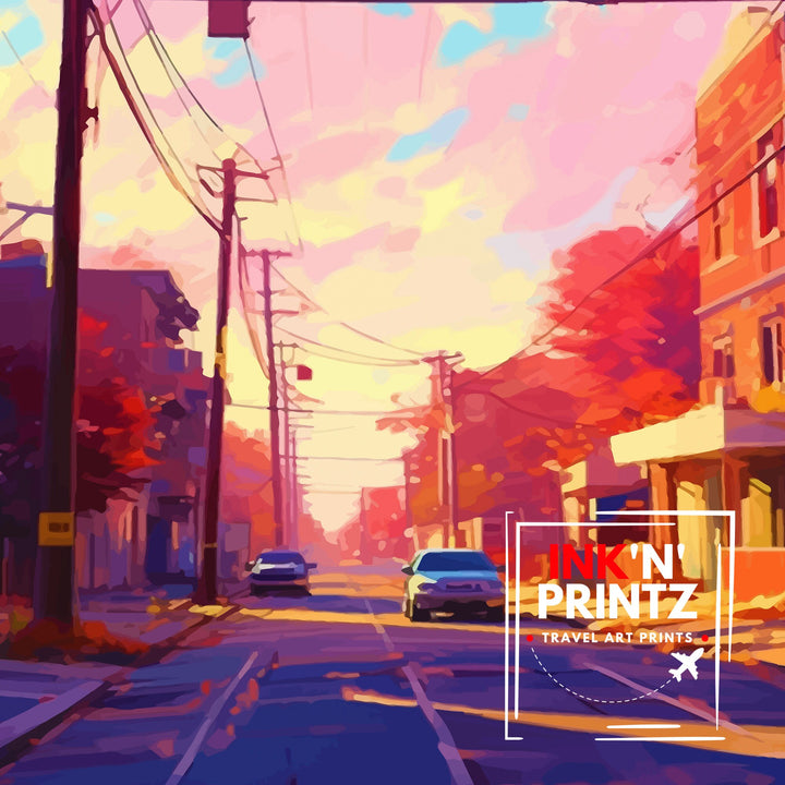Queens, New York City Travel Poster