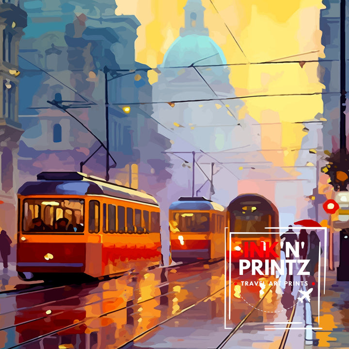 Brussels Belgium Travel Poster Brussels