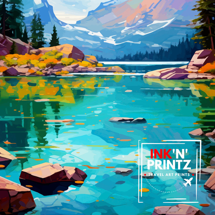 Lake San Cristobal Colorado Travel Print| Colorado Wall Decor Lake San Cristobal Poster Rocky Mountain Travel Prints Colorado Art Print