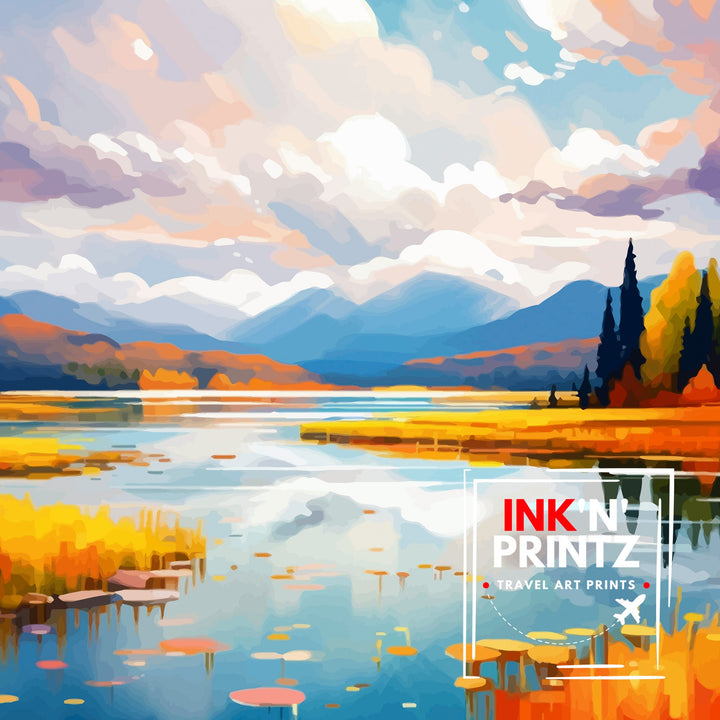 Steamboat Lake Colorado Travel Print| Colorado Wall Decor Steamboat Lake Poster Mountain Lake Travel Prints Colorado Art Print Steamboat