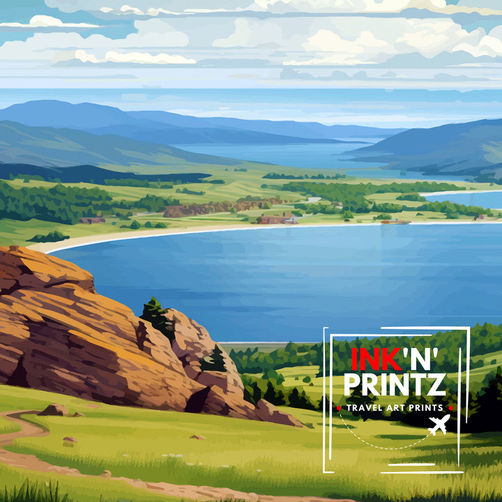 Horsetooth Reservoir Colorado Travel Print| Colorado Wall Decor Horsetooth Reservoir Poster Mountain Lake Travel Prints Colorado Art Print