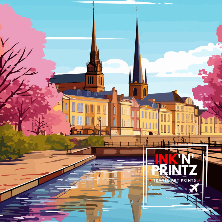 Bordeaux France Travel Print Bordeaux Wall Decor Bordeaux Poster France Travel Prints Bordeaux Art Print Bordeaux Illustration Bordeaux