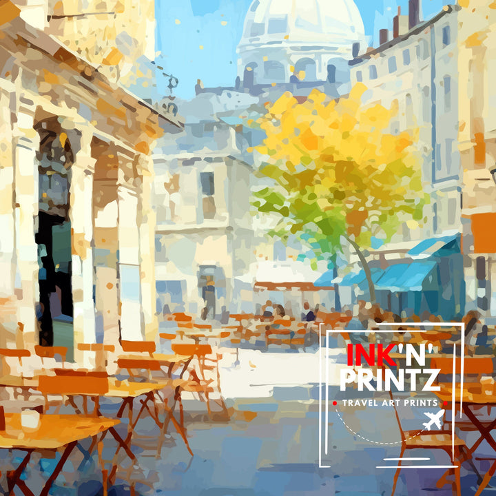 Bordeaux France Travel Print Bordeaux Wall Decor Bordeaux Poster France Travel Prints Bordeaux Art Print Bordeaux Illustration Bordeaux