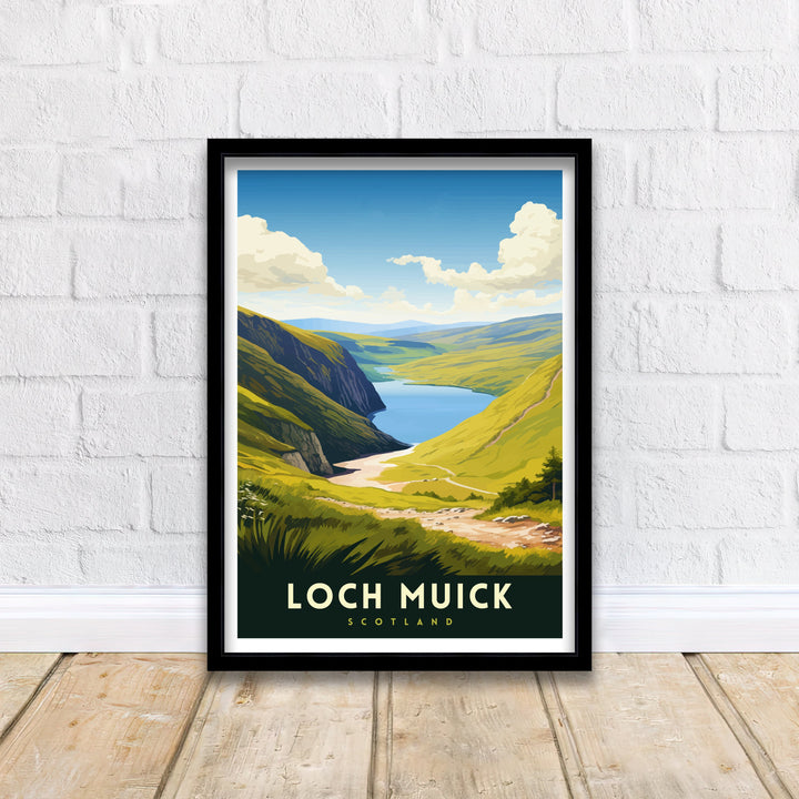 Loch Muick Scotland Travel Print Loch Muick Wall Decor Loch Muick Poster Scotland Travel Prints Loch Muick Art Print Loch Muick