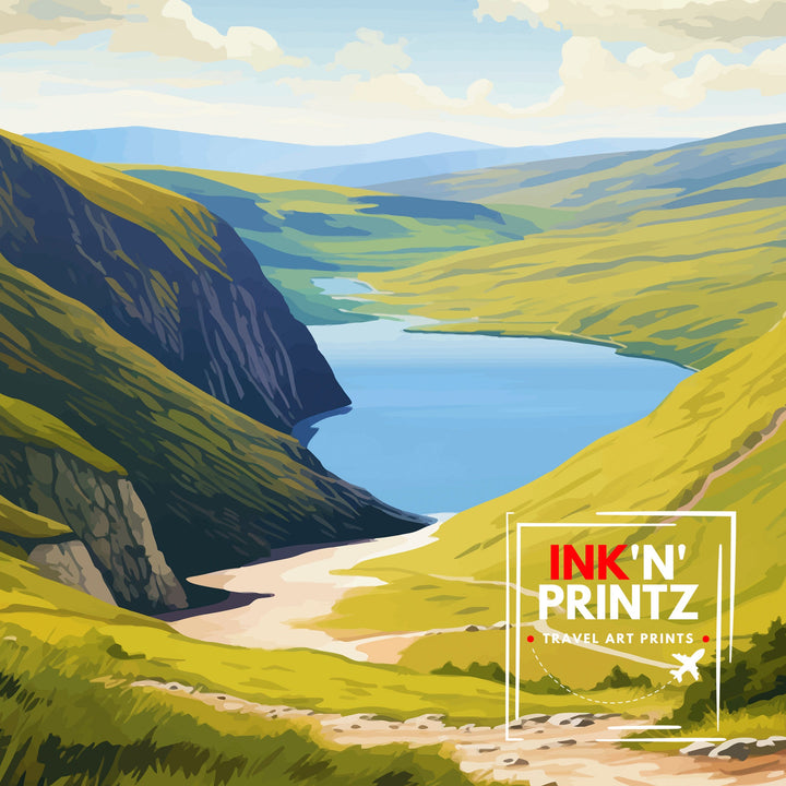 Loch Muick Scotland Travel Print Loch Muick Wall Decor Loch Muick Poster Scotland Travel Prints Loch Muick Art Print Loch Muick