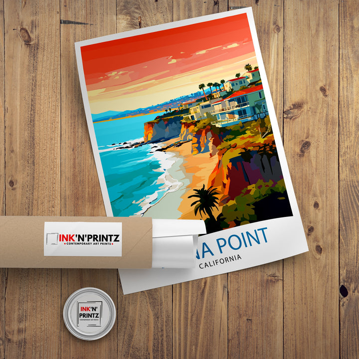 Dana Point California Travel Poster Dana Point