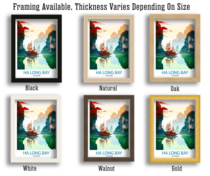 Ha Long Bay Vietnam Travel Print Ha Long Wall Decor Ha Long Poster Vietnam Travel Prints Ha Long Art Print Ha Long Illustration Ha Long Wall