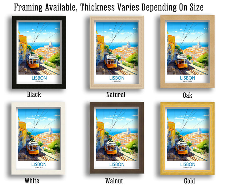 Lisbon Portugal Travel Poster Lisbon