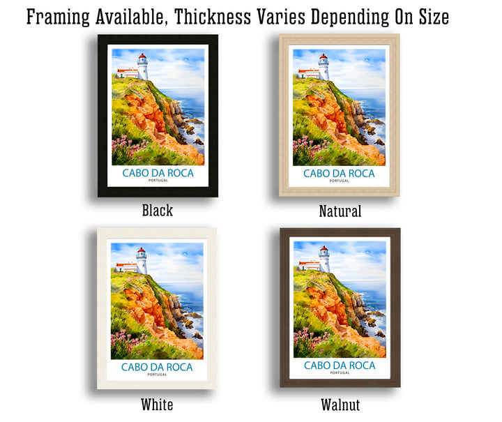 Cabo da Roca Portugal Poster Cabo Decor Cabo Poster Cabo Art Cabo Wall Art Gift for Adventure Lovers Cabo Home Decor