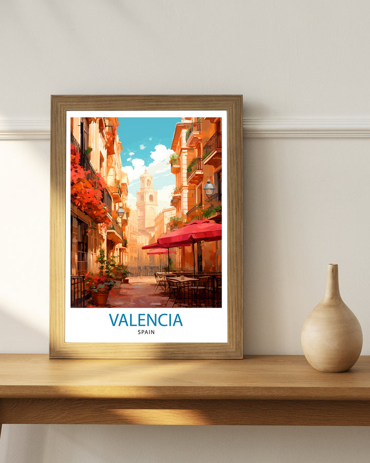 Valencia Travel Poster Valencia
