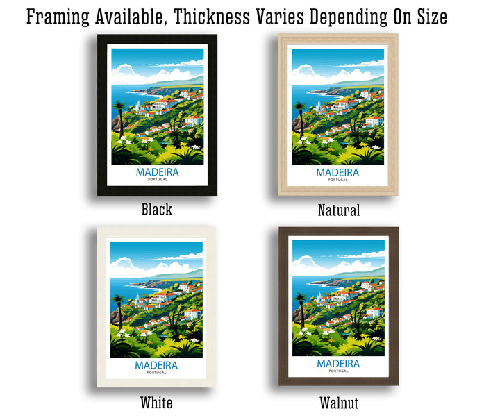 Madeira Portugal Print Madeira Decor Madeira Poster Madeira Art Madeira Wall Art Gift for Madeira Lovers Madeira Home Decor