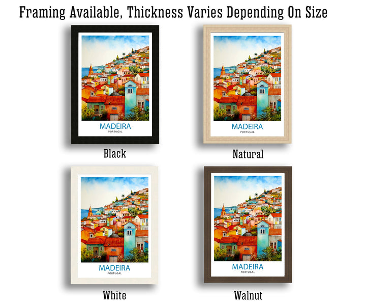 Madeira Portugal Print Madeira Decor Madeira Poster Madeira Art Madeira Wall Art Gift for Madeira Lovers Madeira Home Decor