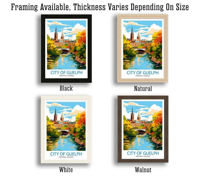 Guelph Ontario Print Guelph Decor Guelph Poster Guelph Art Guelph Wall Art Gift for Guelph Fans Guelph Home Decor