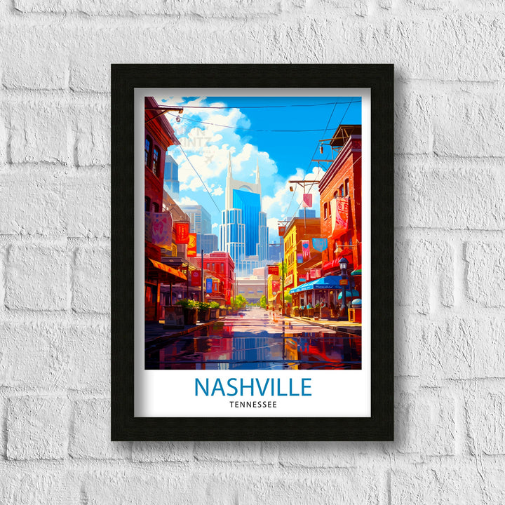 Nashville Travel Poster