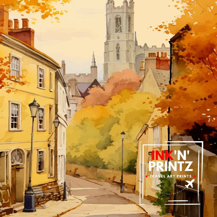 Bath Somerset Travel Print Bath Wall Art Bath Home Decor Bath Illustration Travel Poster Gift Somerset England Home Decor