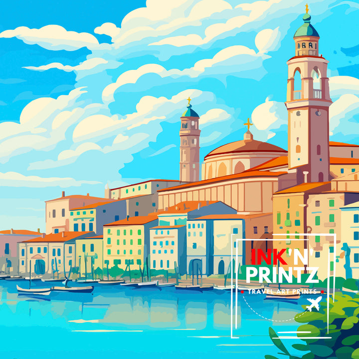 Livorno Italy Travel Print Livorno Wall Decor Livorno Poster Italy Travel Prints Livorno Art Print Livorno Illustration Livorno Wall Art