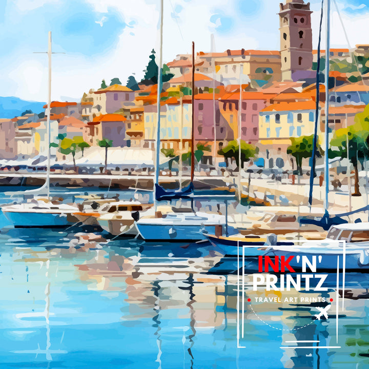 Ischia Italy Travel Print Ischia Wall Decor Ischia Home Living Decor Ischia Italy Illustration Travel Poster Gift For Ischia Italy Home