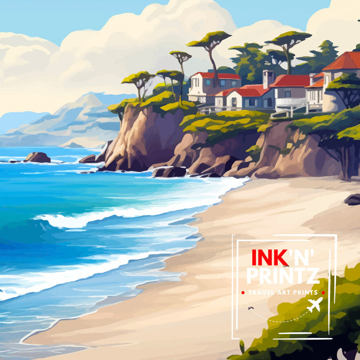 Carmel-by-the-Sea California Travel Poster