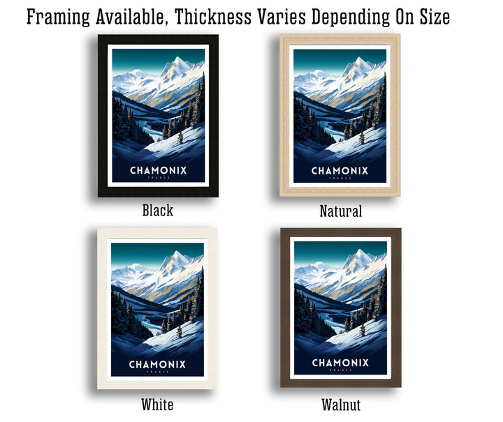 Chamonix France Poster Chamonix Decor Chamonix Poster Chamonix Art Chamonix Wall Art Gift for Alpine Lovers Chamonix Home Decor