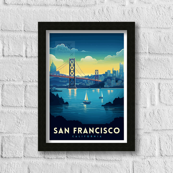 San Francisco Travel Poster