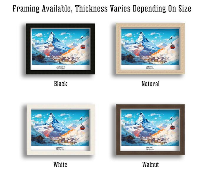 Zermatt Travel Poster