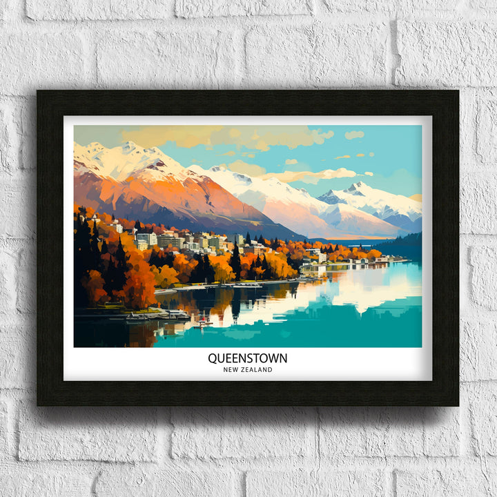 Queenstown New Zealand Poster