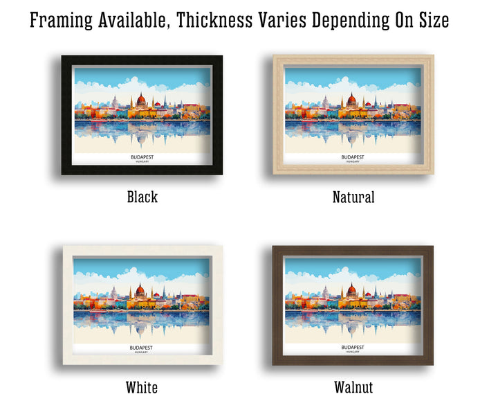 Budapest Hungary Travel Print Budapest Wall Art Hungary Illustration Budapest Poster Hungary Travel Decor Budapest Home Decor Travel Poster