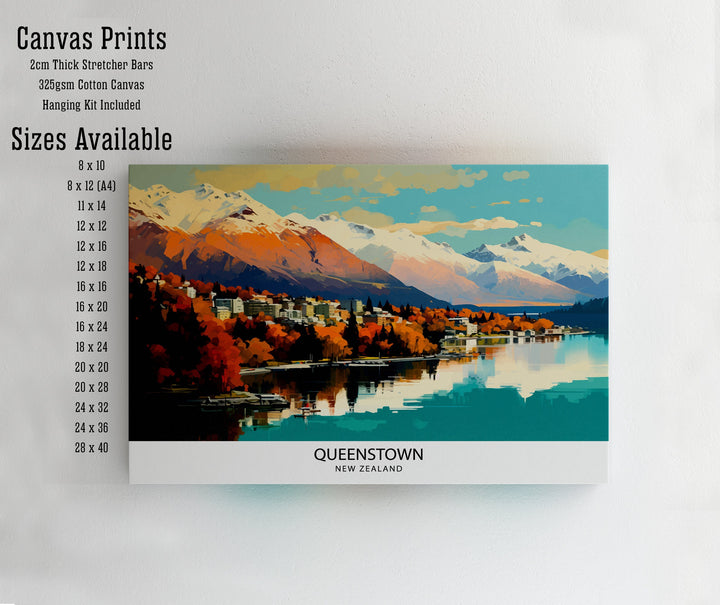 Queenstown New Zealand Poster