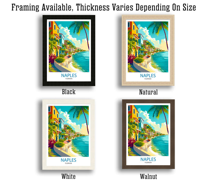 Naples Florida Travel Poster