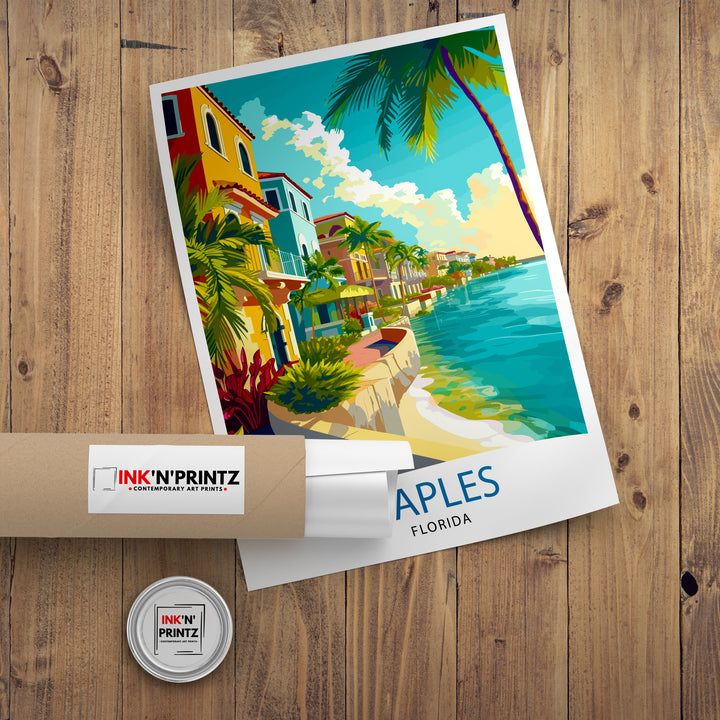 Naples Florida Travel Poster